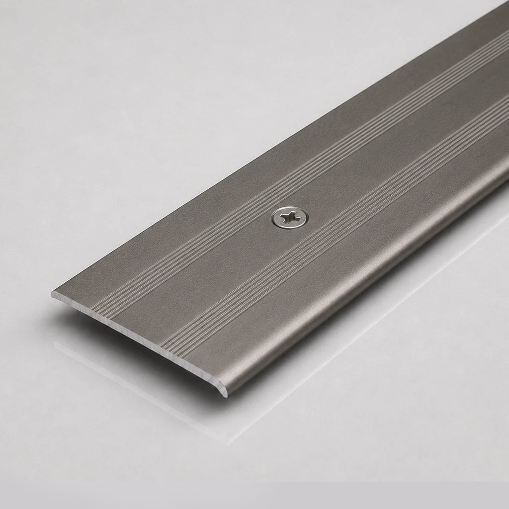 35mm Anodised Aluminium Flat Door Threshold Profile In Inox Color